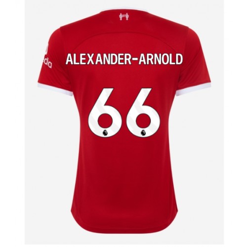 Fotbalové Dres Liverpool Alexander-Arnold #66 Dámské Domácí 2023-24 Krátký Rukáv